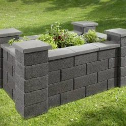 Kann Hochbeet-Set 1 Garten 230 X 150 X 85 Cm Anthrazit