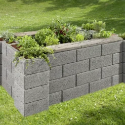 Kann Hochbeet-Set 2 Garten 230 X 150 X 85 Cm Grau