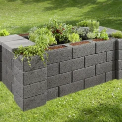 Kann Hochbeet-Set 3 Garten 230 X 150 X 85 Cm Anthrazit