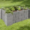 Kann Hochbeet-Set 4 Garten 230 X 150 X 85 Cm Grau