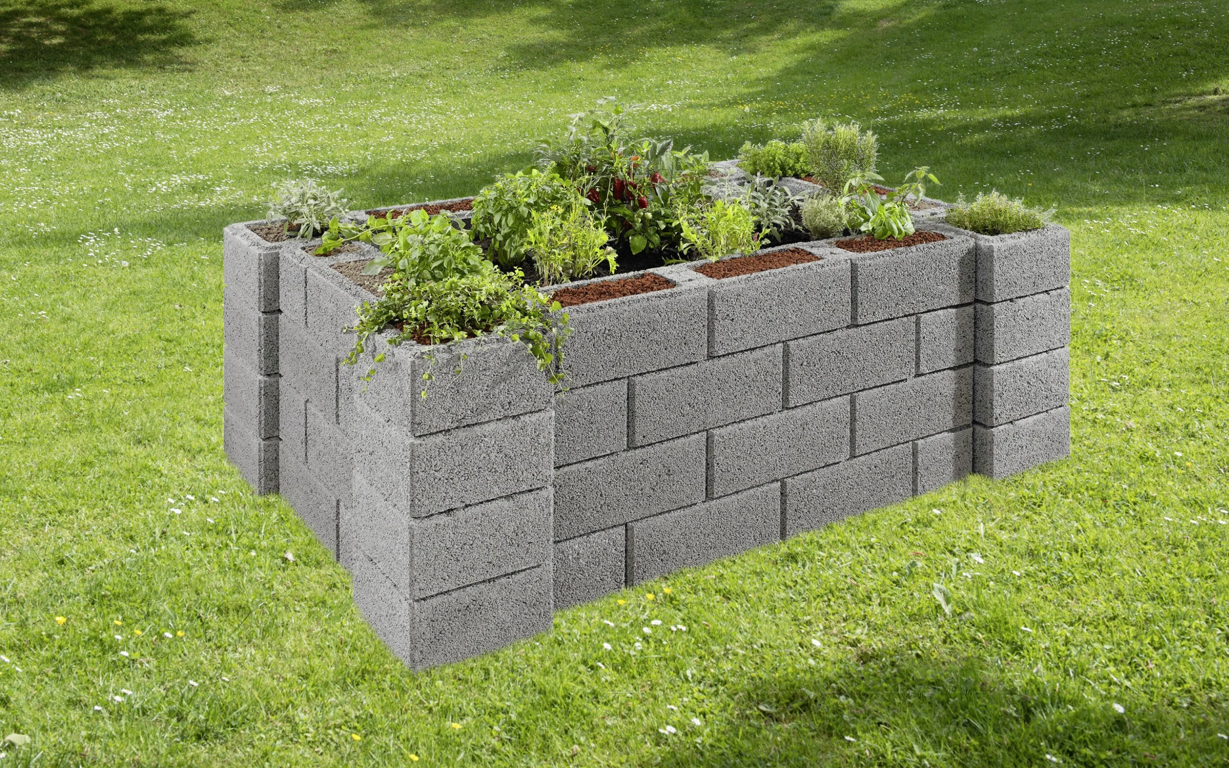 Kann Hochbeet-Set 4 Garten 230 X 150 X 85 Cm Grau