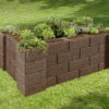 Kann Hochbeet-Set 4 Garten 230 X 150 X 85 Cm Braun
