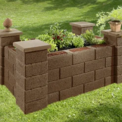 Kann Hochbeet-Set 5 Garten 230 X 150 X 85 Cm Braun