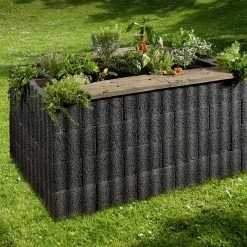 Kann Hochbeet-Set Wellino 170 X 110 X 80 Cm Anthrazit