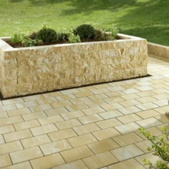 Primaster Hochbeet-Set San Marino 220 X 130 X 72 Cm Sandsteingelb