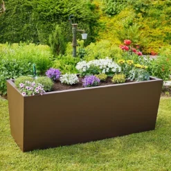 Gutta Hochbeet Valenta 200 200 X 90 X 80 Cm Rost Matt