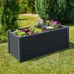 Gutta Hochbeet Elevada 201,9 X 80,5 X 74,3 Cm, Anthrazit