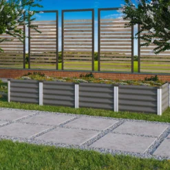 Vitavia Hochbeet Meta 65 X 245 X 40 Cm Granit Aluminium