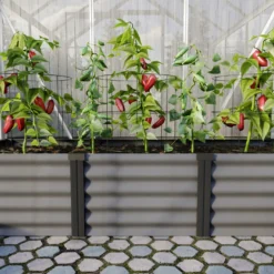 Vitavia Hochbeet Meta 65 X 185 X 40 Cm Granit Schwarz