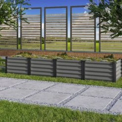 Vitavia Hochbeet Meta 65 X 245 X 40 Cm Granit Schwarz