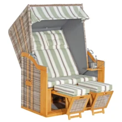 Sunny Smart Strandkorb Rustikal 34 Z 120 Cm 160 X 80 Cm