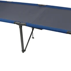 TrendLine Campingliege Feldbett, Schwarz-blau