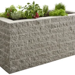 Kann Hochbeet-Set Montania 170 X 90 X 70 Cm Silbergrau