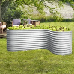 Vitavia Erweiterung Curve Zu Hochbeet 858 86 Cm Aluminium