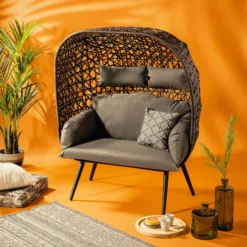 Weitere Egg Chair Palermo Braun