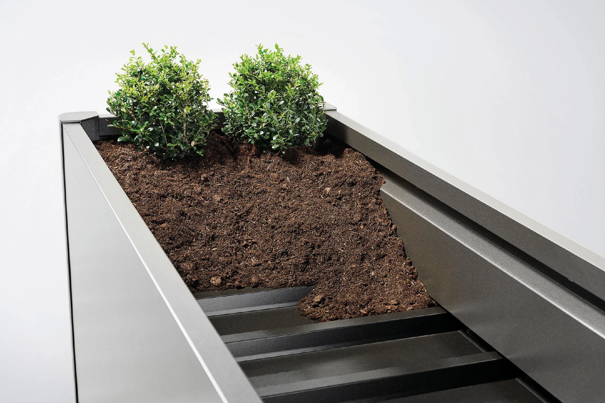 Biohort Pflanzbeet Belvedere Midi 200 201 X 53 X 61 Cm Dunkelgrau – Bild 2