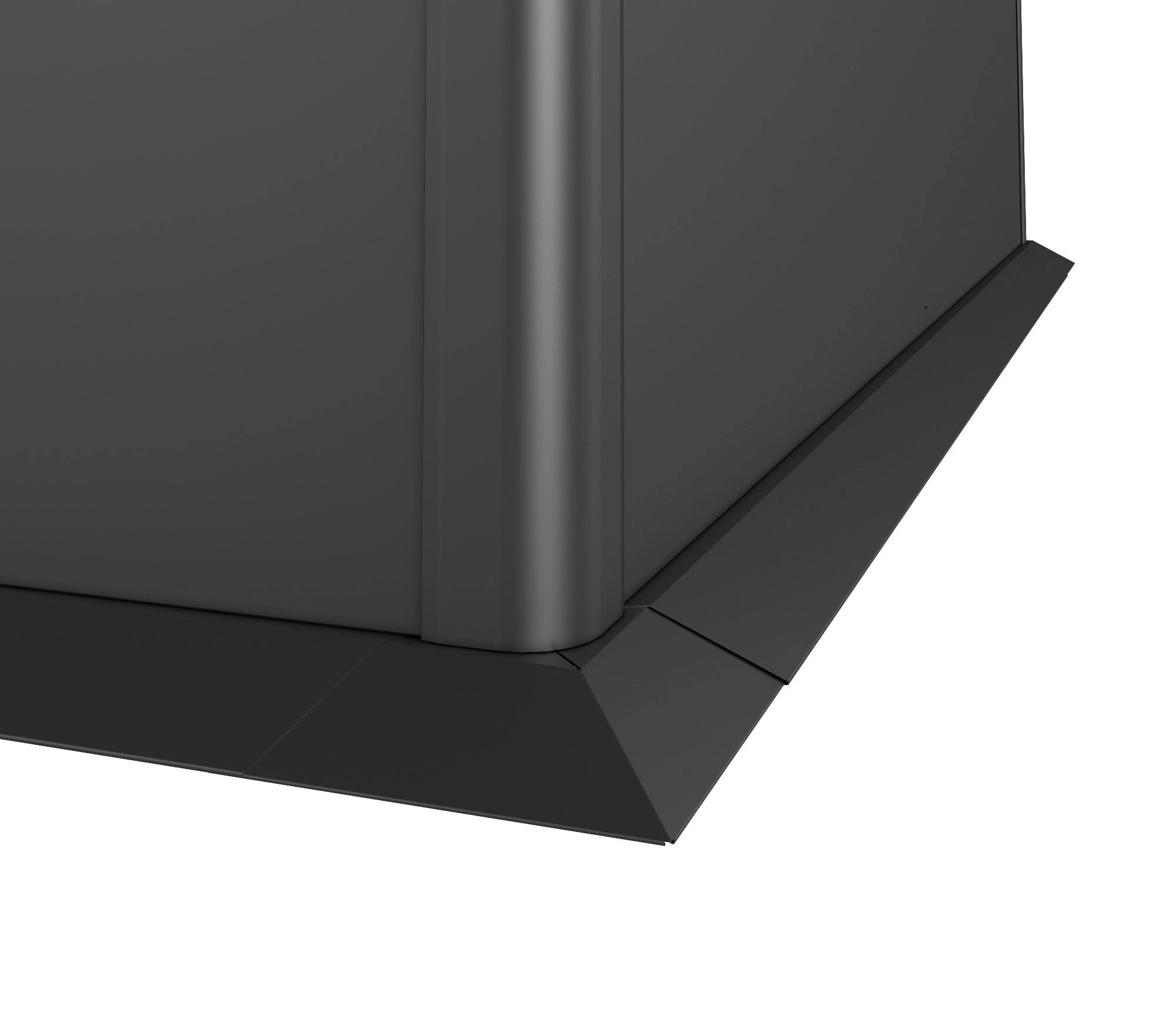 Biohort Mähkante Zu Hochbeet 0,5x0,5 Dunkelgrau