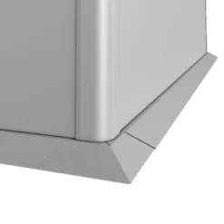 Biohort Mähkante Zu Hochbeet L200 Silber