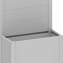 Biohort Sichtschutz Tzu Pflanzbeet Belvedere 100 Silber Ohne Acrylglas
