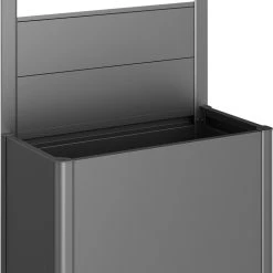 Biohort Sichtschutz Zu Pflanzbeet Belvedere 100 Dunkelgrau Mit Acrylglas