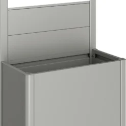 Biohort Sichtschutz Zu Pflanzbeet Belvedere 100 Quarzgrau Mit Acrylglas