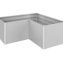 Biohort Hochbeet 2x1 L-Form 201 X 201 X 77 Cm Silber